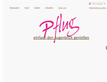 Tablet Screenshot of pflug-neumuehl.de
